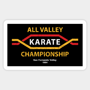 All Valley Karate Championship 1984 - vintage logo Sticker